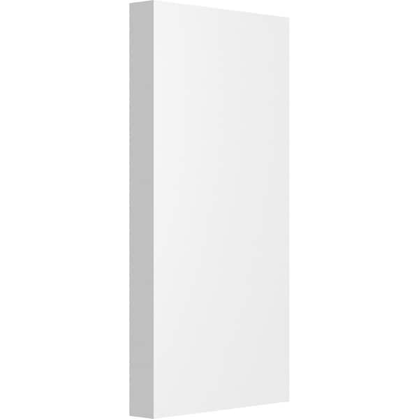 Ekena Millwork Standard Foster Plinth Block with Square Edge, 3"W x 6"H x 1/2"P PBP030X060X050FOS00 - main